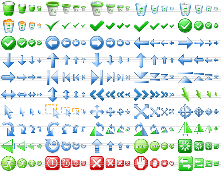 Glossy Menu Icons - 2