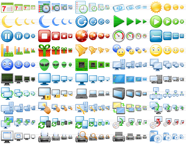 Glossy Menu Icons - 9