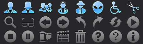 Menu Bar iOS Icons